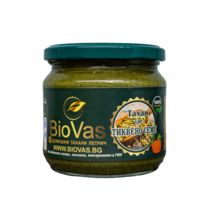 Натурален тахан от тиквено семе BioVas, 380 грама